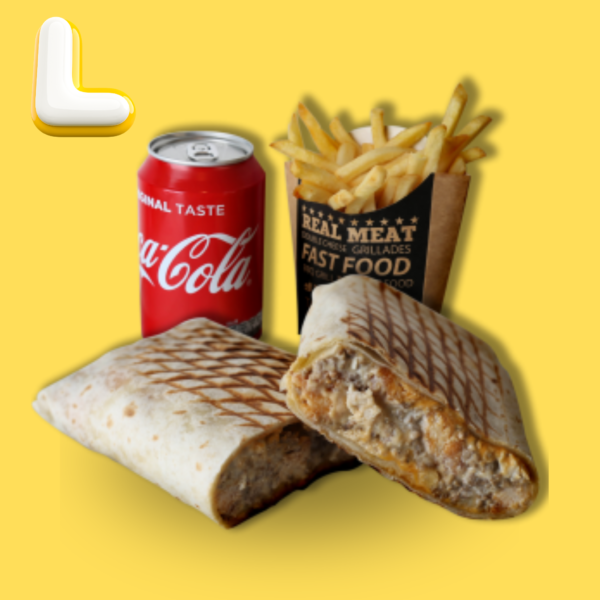 Menu Tacos Large(2 viandes)