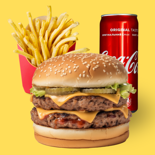 Menu Burger Double