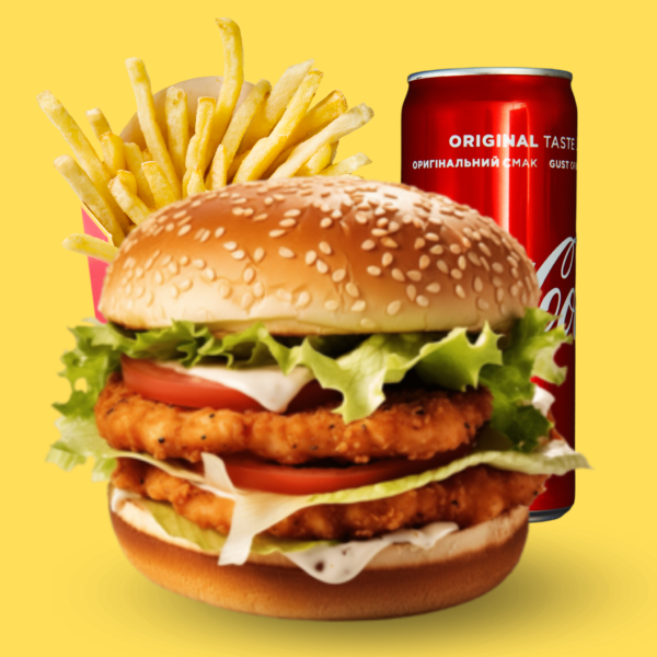Menu Chicken Burger Double